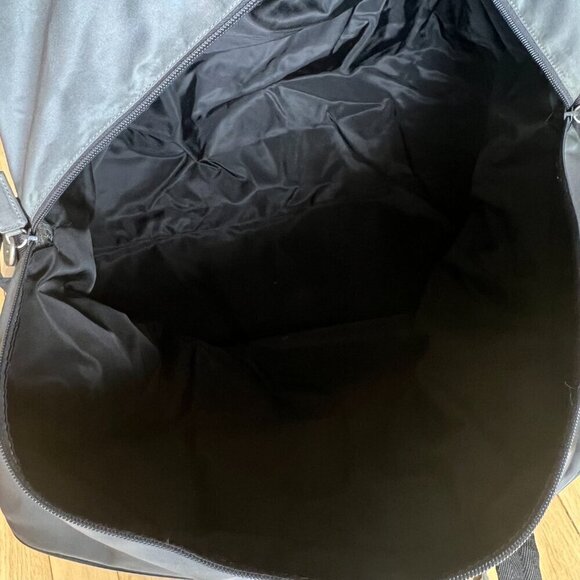 PRADA Mens Tessuto Travel Gym Weekend Duffle Boston Bag Grey - Picture 8 of 16